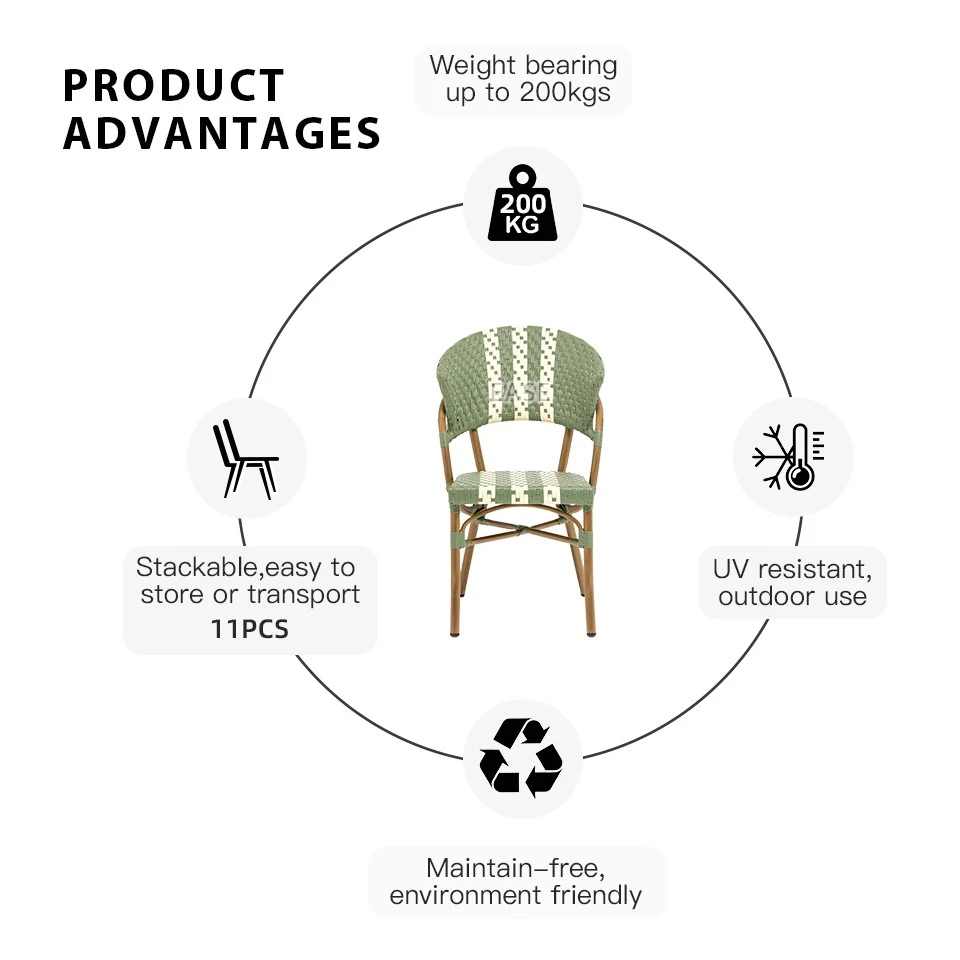 French Living Room Rattan Chairs high quality